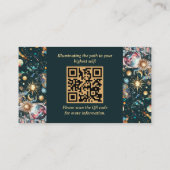 Celestial Astrologer Horoscoop Reader Professional Visitekaartje (Achterkant)