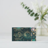 Celestial Astrologer Psychic Counselor Spiritueel Visitekaartje (Staand voorkant)