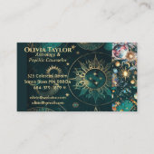 Celestial Astrologer Psychic Counselor Spiritueel Visitekaartje (Voorkant)