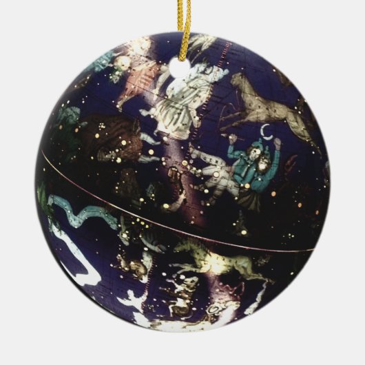 Celestial Astrological Wereldbol Ornament (Voorkant)