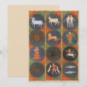  Celestial, Astrological Zodiac Chart, 1475 (Voorkant / Achterkant)