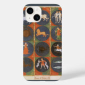  Celestial, Astrological Zodiac Chart, 1475 Case-Mate iPhone Case (Achterkant)