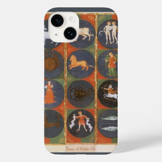  Celestial, Astrological Zodiac Chart, 1475 Case-Mate iPhone Case (Achterkant)