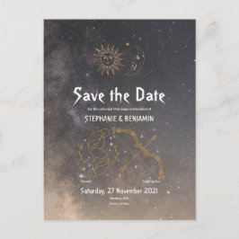 Celestial Astrology Gemini Sagittarius Star Sign Aankondigingskaart