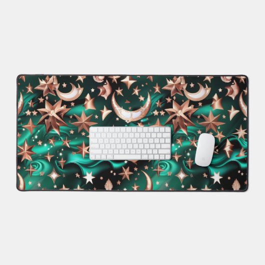 Celestial Astrology – Malachite Green Bureaumat (Keyboard & Muis)