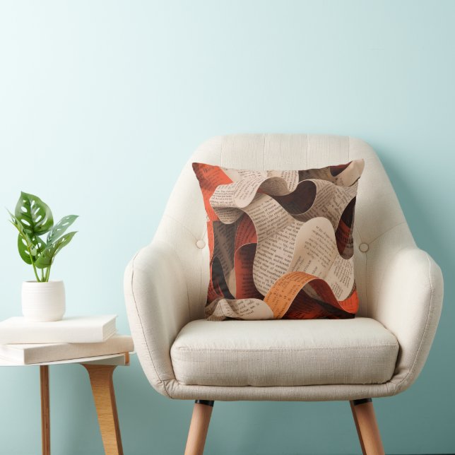 Celestial Astrology Pattern |Wrapping Paper Kussen (Stoel)