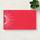 Celestial, Astronomisch. Crescent Sun Ray Post-it® Notes (Kantoor)