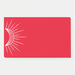 Celestial, Astronomisch. Crescent Sun Ray Post-it® Notes