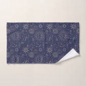 Celestial Astronomy Navy Pattern Bad Handdoek (Handdoek)