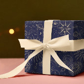 Celestial Astronomy Navy Pattern Cadeaupapier