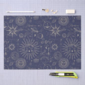 Celestial Astronomy Navy Pattern Tissuepapier (Craft)