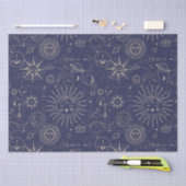 Celestial Astronomy Navy Pattern Tissuepapier (Craft)