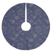 Celestial Astronomy Pattern Kerstboom Rok (Voorkant)