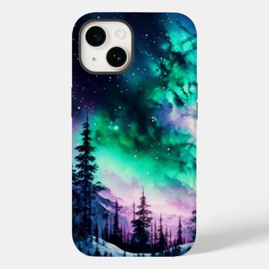 Celestial Aurora Borealis noordelijk licht Case-Mate iPhone Case (Achterkant)