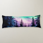 Celestial Aurora Borealis noordelijk licht Lichaamskussen (Achterkant)