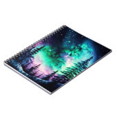 Celestial Aurora Borealis noordelijk licht Notitieboek (Linkerzijde)
