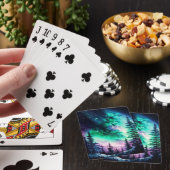Celestial Aurora Borealis noordelijk licht Pokerkaarten (Insitu)