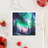 Celestial Aurora Borealis noordelijk licht Servet (Insitu)