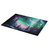 Celestial Aurora Borealis noordelijk licht Snijplank (Hoek)