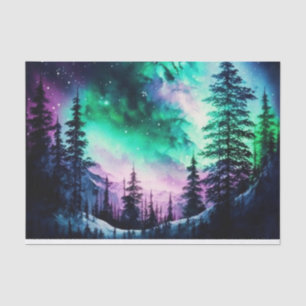 Celestial Aurora Borealis noordelijk licht Tissuepapier