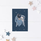 Celestial Baby Beer Baby shower bedankje Bedankkaart