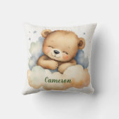 Celestial Baby Beer gepersonaliseerde kinderkamer Kussen (Achterkant)