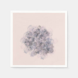 Celestial Baby shower Roze Waterverf Baby Meisje Servet