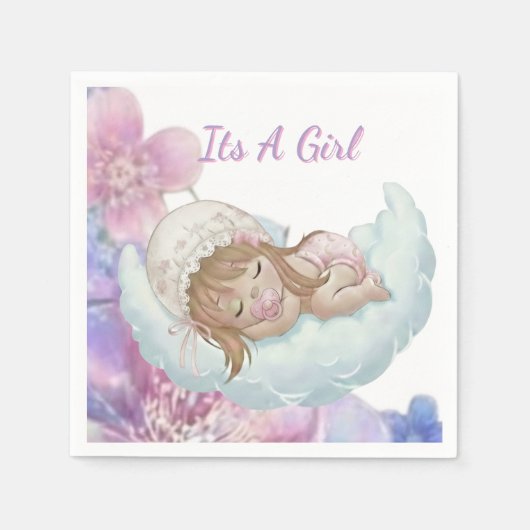 Celestial Baby shower Servet (Voorkant)