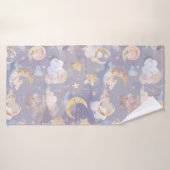 Celestial Baby Towel | Pastel Moons, Stars & Dream Badhanddoek (Badhanddoek)