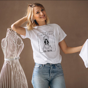 Celestial Bachelorette Bride Tarot Kaart Gepersona T-shirt