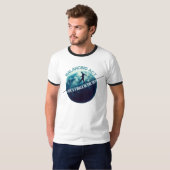 Celestial Balance: Life’s Skyward Journey T-shirt (Voorkant volledig)