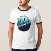 Celestial Balance: Life’s Skyward Journey T-shirt (Voorkant)