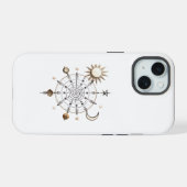 Celestial Balance Mandala iPhone / iPad hoesje 15 Case (Achterkant horizontaal)