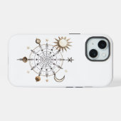 Celestial Balance Phone Case iPhone 15 Case (Achterkant horizontaal)