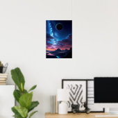 Celestial Ballet, getuige van de Maan Verduisterin Poster (Thuiskantoor)