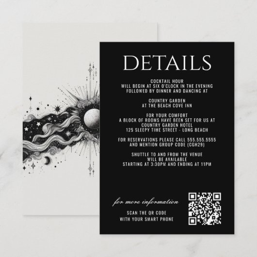 Celestial Band Informatiekaartje (Voorkant / Achterkant)