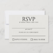 Celestial Band RSVP Kaartje (Voorkant)