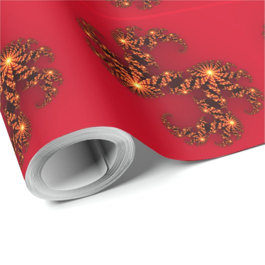 Celestial Beauty in levendige 3D kosmische kunst Cadeaupapier (Rol Hoek)