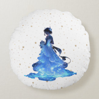 Celestial Beauty Pillow Rond Kussen