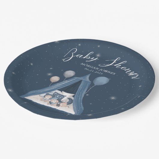 Celestial Beer Baby shower Papier Bord (Gekanteld)