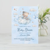 Celestial Beer op Cloud Baby shower Kaart (Staand voorkant)