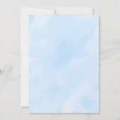 Celestial Beer op Cloud Baby shower Kaart (Achterkant)