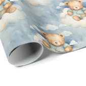 Celestial Beer Schattige Boys Verjaardag Cadeaupapier (Rol Hoek)