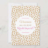 Celestial ben je mijn bruidsroze wit kaart (Voorkant)