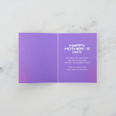 Celestial BESTE MAMMIE OOIT Moederdag Foto Feestdagen Kaart (Binnen)