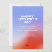 Celestial BESTE MAMMIE OOIT Moederdag Foto Feestdagenkaart (Achterkant)