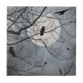 Celestial Birds Keramische Tegel Tegeltje (Voorkant)