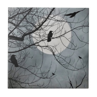 Celestial Birds Keramische Tegel Tegeltje