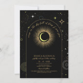 Celestial Black Arch Astrologisch Quote Kaart (Voorkant)