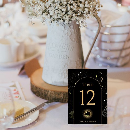 Celestial Black Arch Astrologisch Tafelnummer